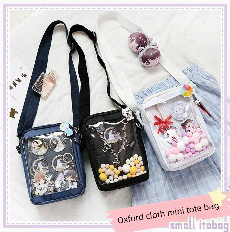Anime Tote Bag - Japanese itabag Transparent Mini Crossbody Bag