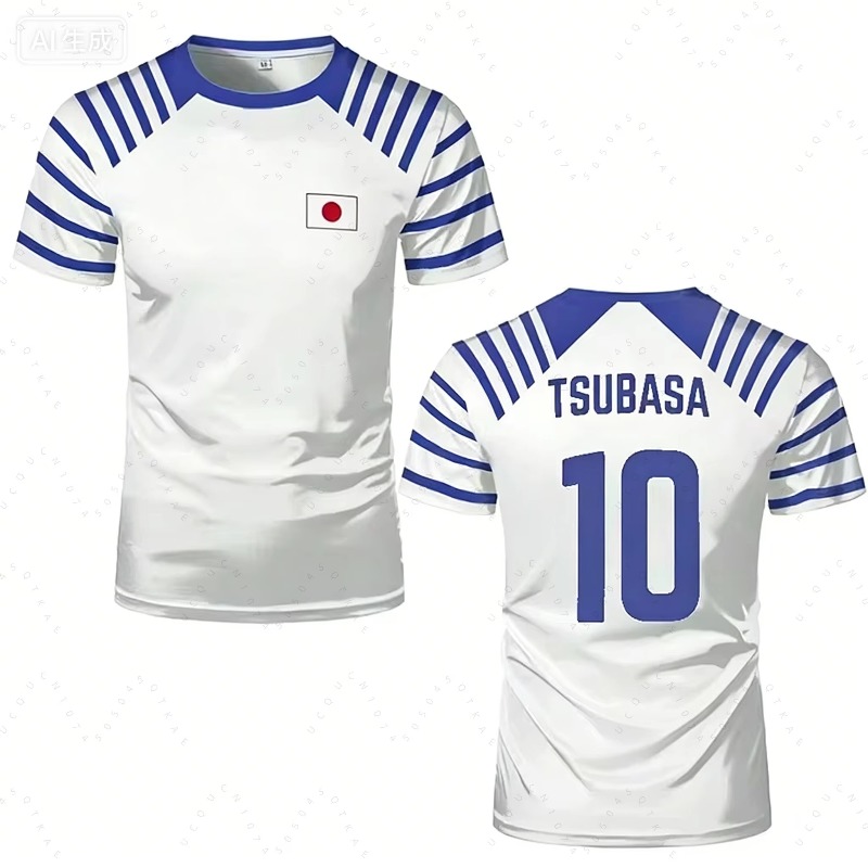 Anime Merchandise Clothes - 2026 Hot Captain Tsubasa Anime Men