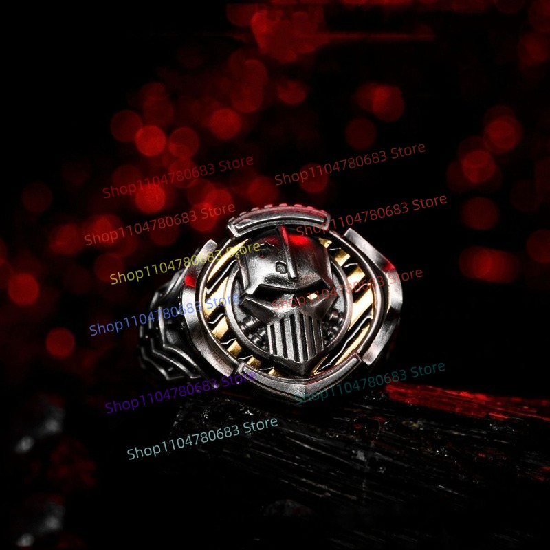 Anime Merchandise Men - 40K Perturabo Signet Ring, Vintage Style