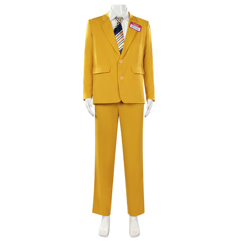 Anime Merchandise Men - Men Horror Theme Yellow Suit Set