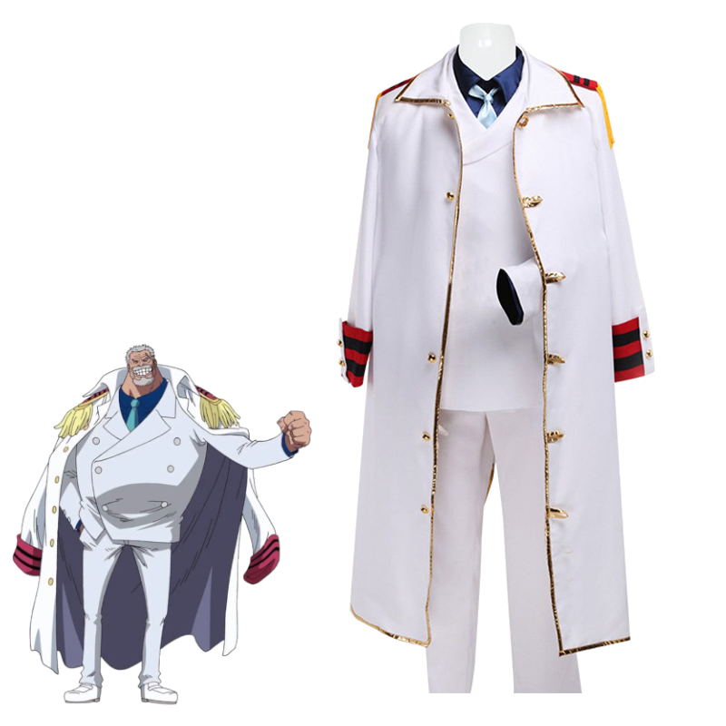 Monkey D Garp Cosplay Costume  - Anime Merchandise Men recension och pris