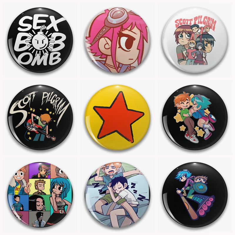 31Style Anime Scott Pilgrim Wa - Pin Button Badge recension och pris