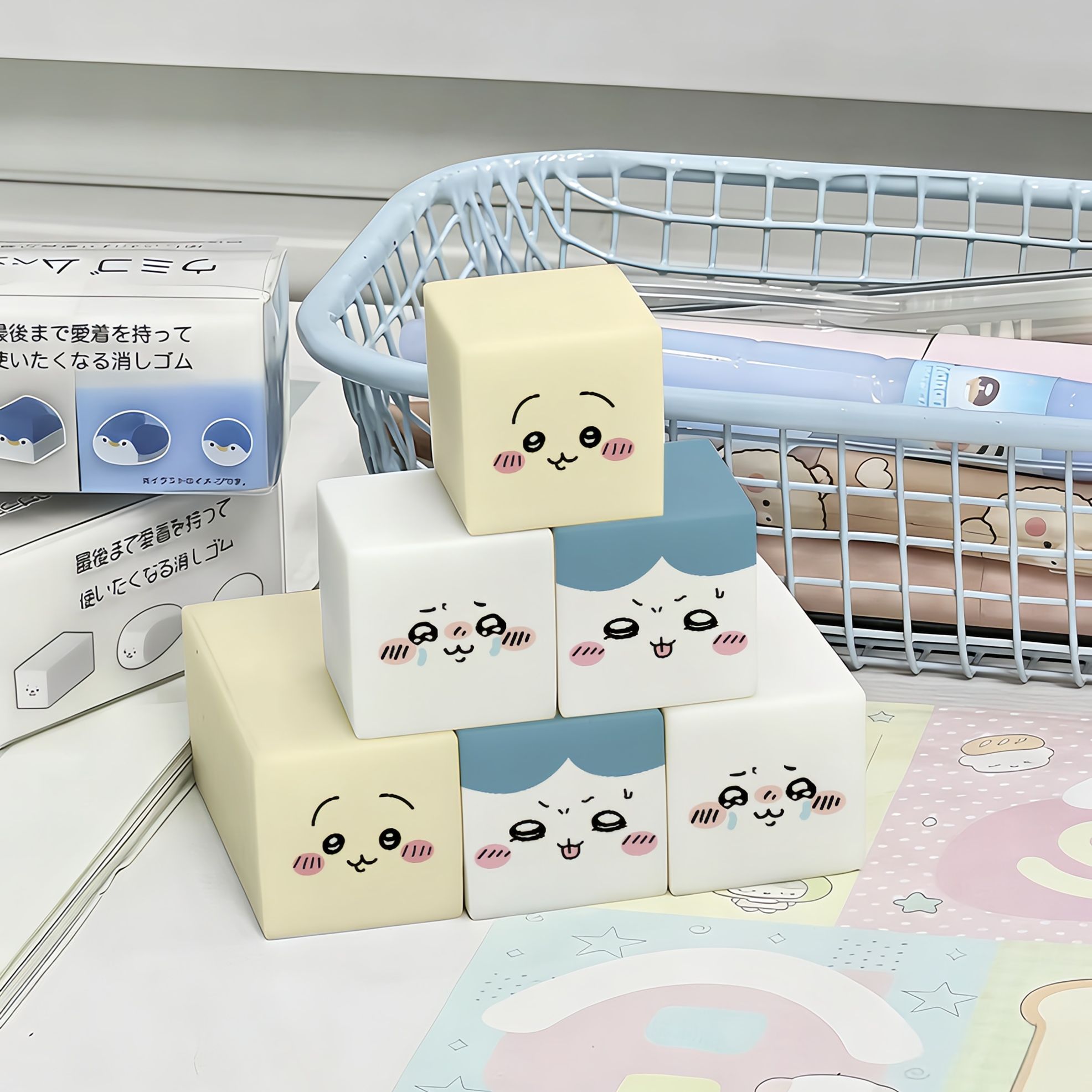 NEW Chiikawa Hachiware Eraser  - Erased Anime Merchandise recension och pris