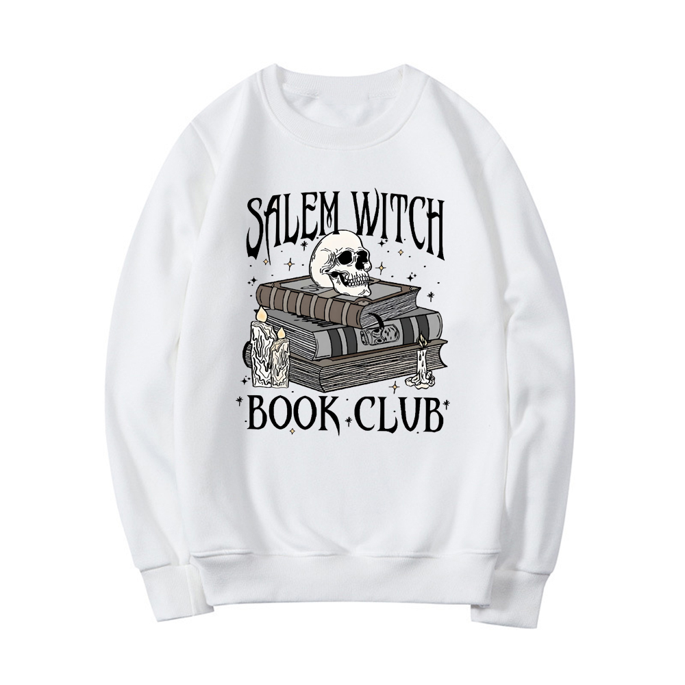 Salem Witch Book Club Sweatshi - Anime Merch Hoodie recension och pris