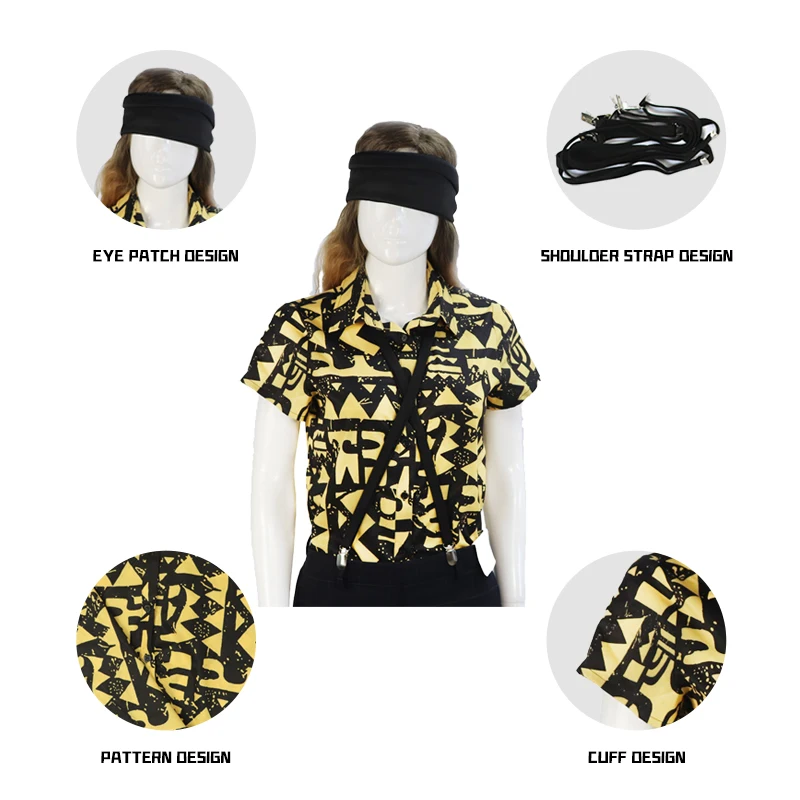 Eleven Yellow Shirt Belts Cosp - Anime Merchandise Clothes recension och pris