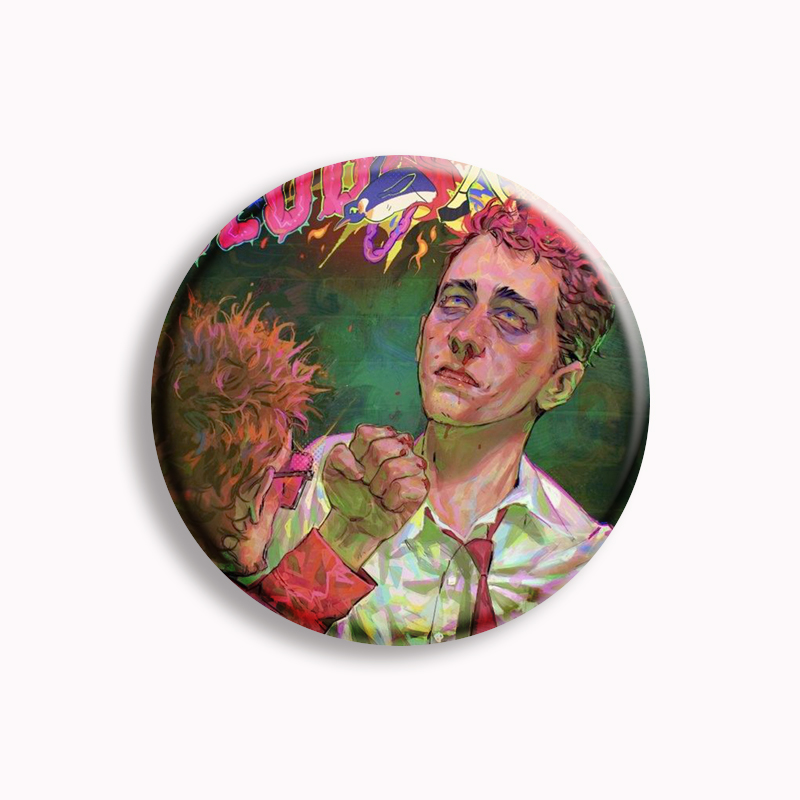 Retro Classic Movie Fight Club - Pin Button Badge recension och pris