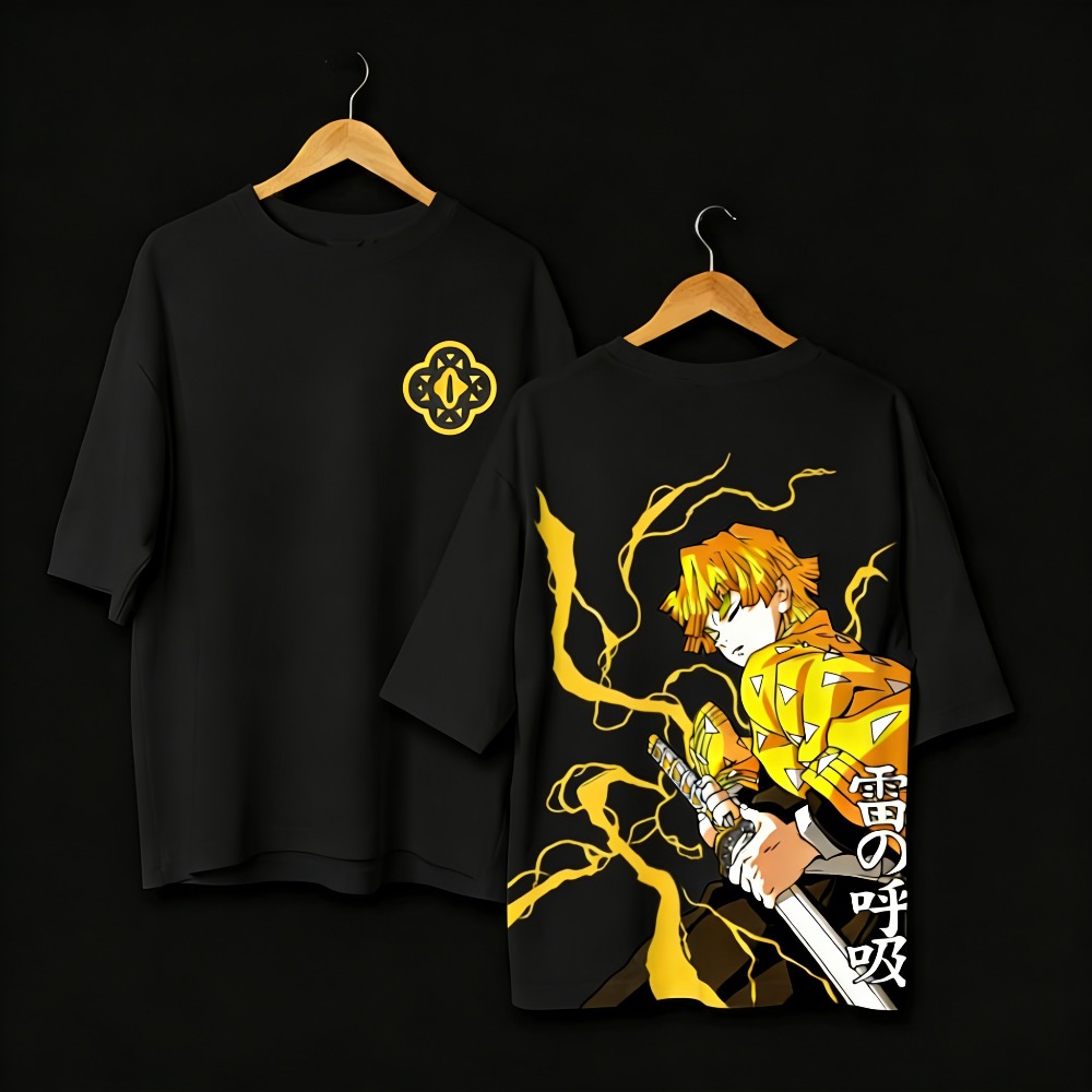 Plus Size Demon Slayer Anime P - Anime Merchandise Men recension och pris