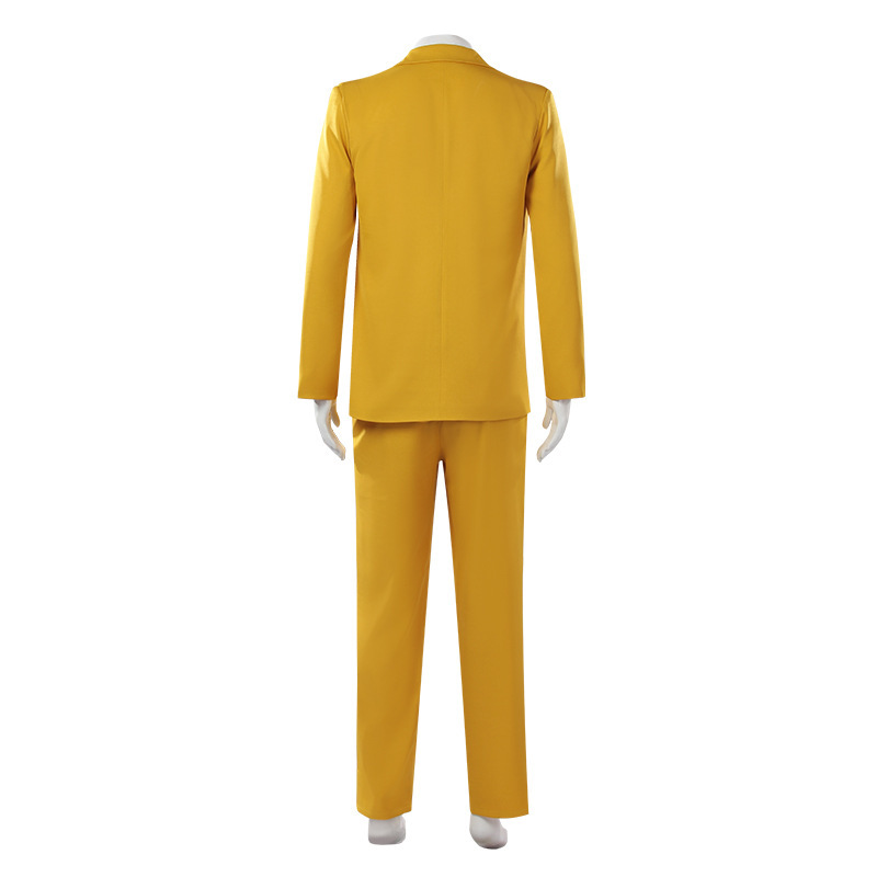 Men Horror Theme Yellow Suit S - Anime Merchandise Men recension och pris