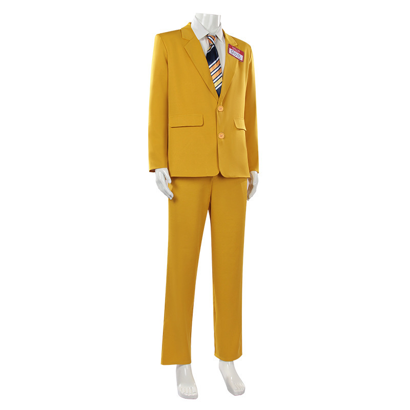 Men Horror Theme Yellow Suit S - Anime Merchandise Men recension och pris