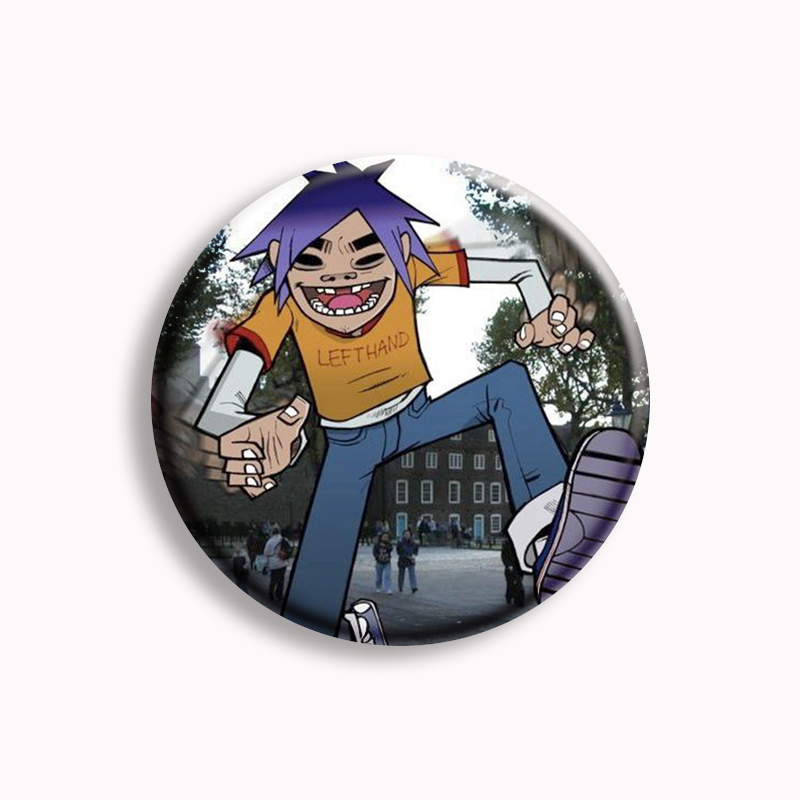 Gorillaz Rock Band Anime Soft  - Pin Button Badge recension och pris
